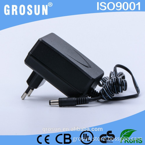 CE/UL/FCC Listed EU Plug 18W AC DC Adapter DC Output 12V 1.5A AC DC Adapter Wall Adapter